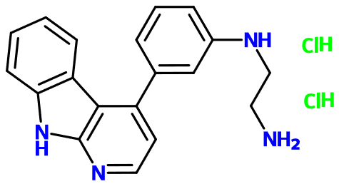 (image for) MC007910 N1-(3-(9H-Pyrido[2,3-b]indol-4-yl)phenyl)ethane-1,2-diamine dihydrochloride